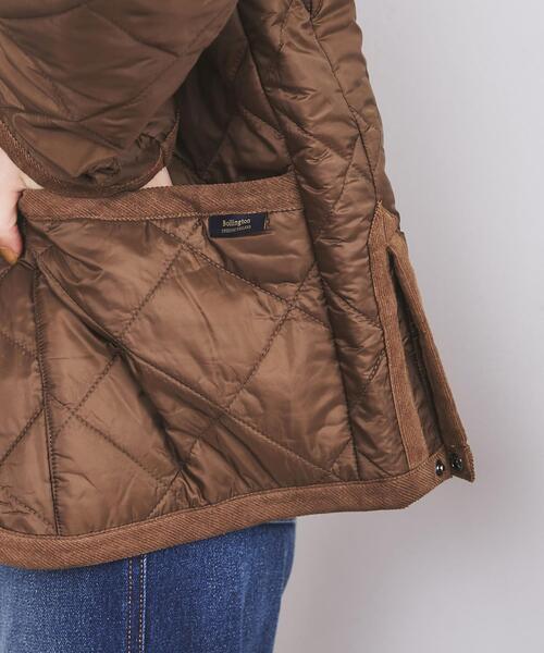coen（コーエン）の「Bollington（ボリントン）キルティングジャケット（カバーオール・レディース・ブラック/モカ・M/L）」の15枚目の写真