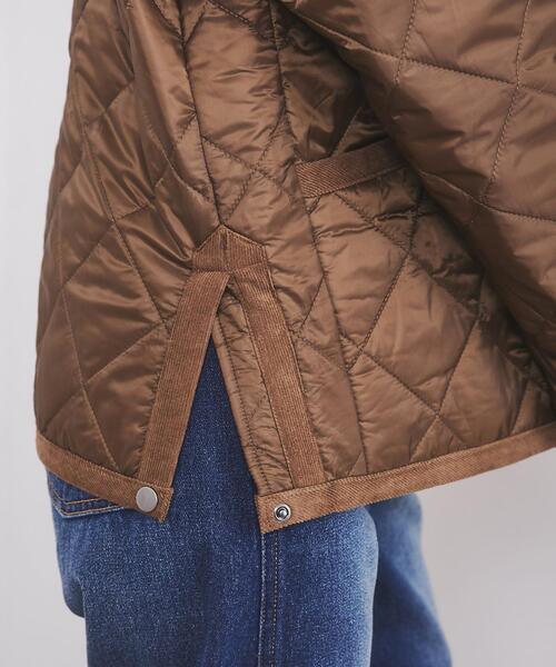 coen（コーエン）の「Bollington（ボリントン）キルティングジャケット（カバーオール・レディース・ブラック/モカ・M/L）」の16枚目の写真