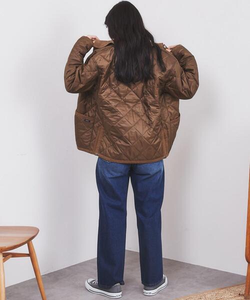 coen（コーエン）の「Bollington（ボリントン）キルティングジャケット（カバーオール・レディース・ブラック/モカ・M/L）」の19枚目の写真