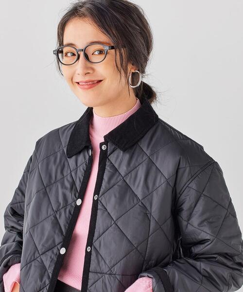 coen（コーエン）の「Bollington（ボリントン）キルティングジャケット（カバーオール・レディース・ブラック/モカ・M/L）」の21枚目の写真