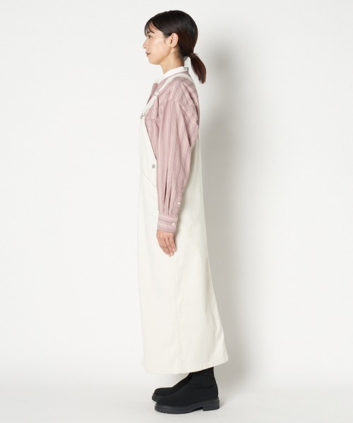 heliopole エリオポール　ドット柄　ワンピース　日本製　38 HELIOPOLE（エリオポール）の「COTTON DOUBLE FACE OVERALLS SK