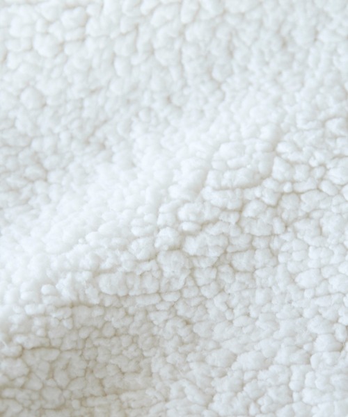 un dix cors（アンディコール）の「プチプラが嬉しい　フードボアブルゾン（ブルゾン・レディース・アイボリー/モカ・FREE）」の15枚目の写真