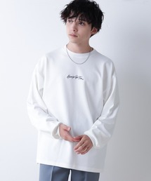 WEGO | WEGO/シンプルロゴ刺繍ロンT(Tシャツ/カットソー)