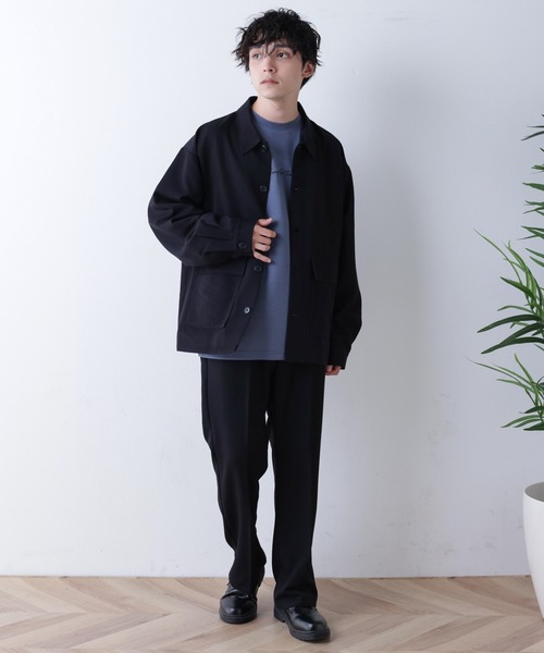 WEGO（ウィゴー）の「WEGO/シンプルロゴ刺繍ロンT（Tシャツ/カットソー・メンズ・ホワイト/ブルー/ダークグレー・MEDIUM/LARGE）」の16枚目の写真