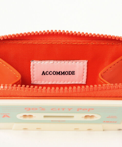 Ray BEAMS(レイビームス)の「Accommode / カセットテープ ポーチ(ポーチ・レディース・ナチュラル/ピンク・ONE SIZE)」の6枚目の写真