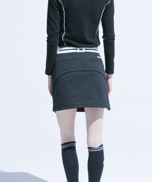 CPG GOLF(シーピージーゴルフ)の「high stretch golf skirt(ハイストレッチゴルフスカート)(スカート・レディース・ブラック/ホワイト・SMALL/MEDIUM/LARGE)」の3枚目の写真