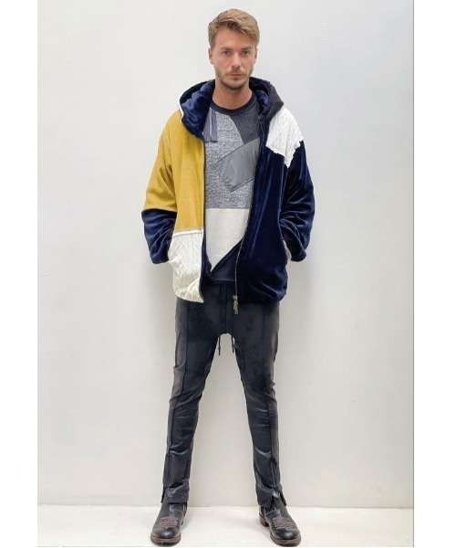 FranCisT_MOR.K.S.（フランシストモークス）の「FranCisT_MOR.K.S./フランシスト モークス/HYBRID 17 Switching P/W Bomber Hoodie Jacket（パーカー・メンズ・ホワイト/レッド・3/4/2）」の14枚目の写真