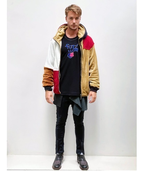 FranCisT_MOR.K.S.（フランシストモークス）の「FranCisT_MOR.K.S./フランシスト モークス/HYBRID 17 Switching P/W Bomber Hoodie Jacket（パーカー・メンズ・ホワイト/レッド・3/4/2）」の8枚目の写真