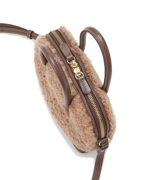 TOPKAPI（トプカピ）の「【TREASURE TOPKAPI/トプカピ トレジャー】 ムートン 2way ミニ ハンドバッグ（ハンドバッグ・レディース・ブラウン/クリーム・FREE）」の14枚目の写真