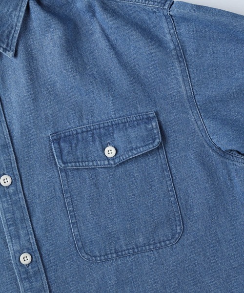 BACK NUMBER（バックナンバー）の「【BACK NUMBER】デニムシャツジャケット（シャツ/ブラウス・メンズ・ダークインディゴブルー/ネイビー・XL/M/L）」の11枚目の写真