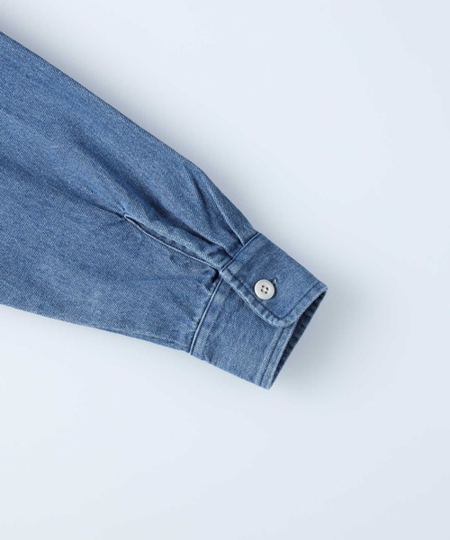BACK NUMBER（バックナンバー）の「【BACK NUMBER】デニムシャツジャケット（シャツ/ブラウス・メンズ・ダークインディゴブルー/ネイビー・XL/M/L）」の12枚目の写真