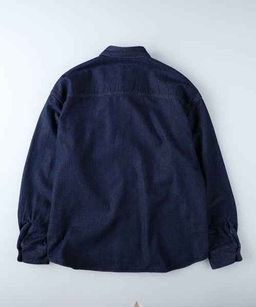 BACK NUMBER（バックナンバー）の「【BACK NUMBER】デニムシャツジャケット（シャツ/ブラウス・メンズ・ダークインディゴブルー/ネイビー・XL/M/L）」の5枚目の写真