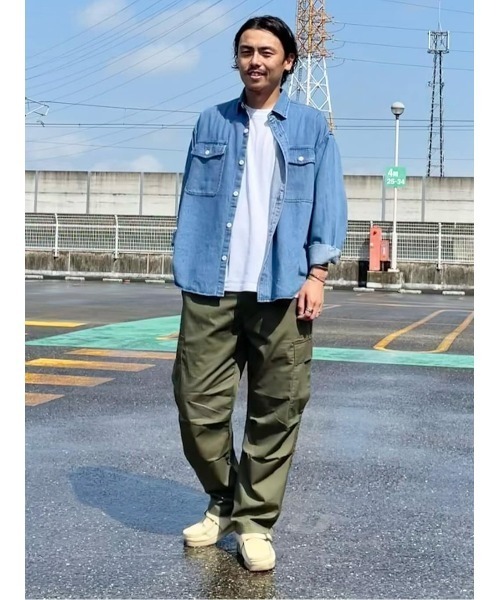 BACK NUMBER（バックナンバー）の「【BACK NUMBER】デニムシャツジャケット（シャツ/ブラウス・メンズ・ダークインディゴブルー/ネイビー・XL/M/L）」の14枚目の写真