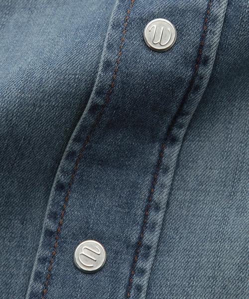 BEAUTY&YOUTH UNITED ARROWS（ビューティーアンドユースユナイテッドアローズ）の「＜METAPHORE x Wrangler＞ DENIM SHT/シャツ（シャツ/ブラウス・メンズ・ネイビー・2/1/3）」の8枚目の写真
