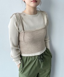 LOWRYS FARM | ニットベアビスチェ　169012(ニット/セーター)