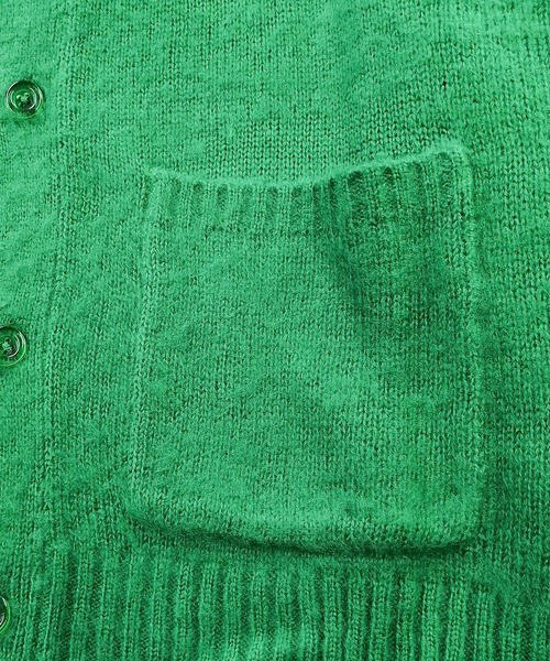 Starting Over（スターティングオーバー）の「シャギーニットカーディガン（ニット/セーター・メンズ・レッド/ブラック/マスタード/オレンジ/ブルー/グリーン・XL/L/M）」の9枚目の写真