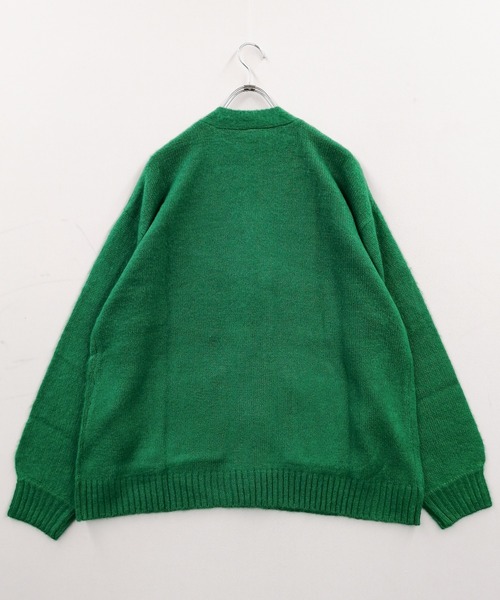 Starting Over（スターティングオーバー）の「シャギーニットカーディガン（ニット/セーター・メンズ・レッド/ブラック/マスタード/オレンジ/ブルー/グリーン・XL/L/M）」の10枚目の写真