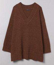 JEANASIS | 12GダブルジャガードVプルオーバー/170667(ニット/セーター)