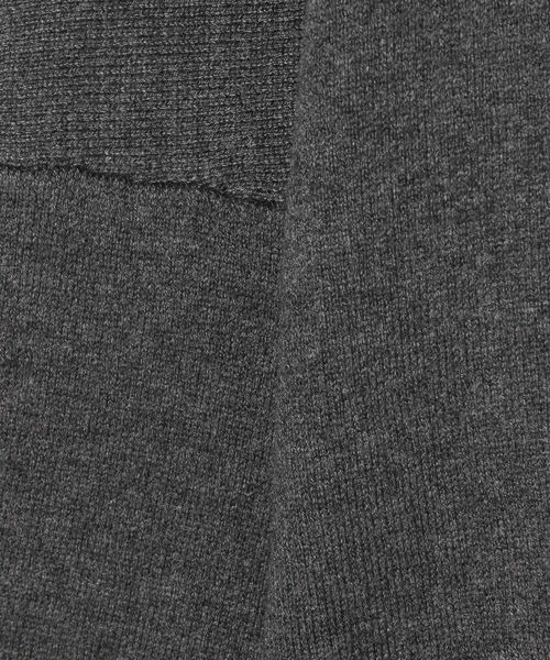 JEANASIS（ジーナシス）の「12GダブルジャガードVプルオーバー/170667（ニット/セーター・レディース・ブラウン/グレー・FREE）」の8枚目の写真