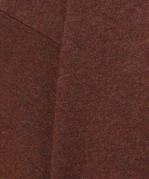 JEANASIS（ジーナシス）の「12GダブルジャガードVプルオーバー/170667（ニット/セーター・レディース・ブラウン/グレー・FREE）」の17枚目の写真