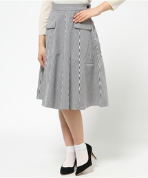 GIORDANO | [GIORDANO]ストライプフラップ付スカート(スカート)