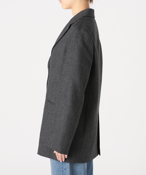 journal standard L'essage（ジャーナルスタンダードレサージュ）の「ツイードジャケット（テーラードジャケット・レディース・チャコールグレー/ブラウン・FREE）」の21枚目の写真