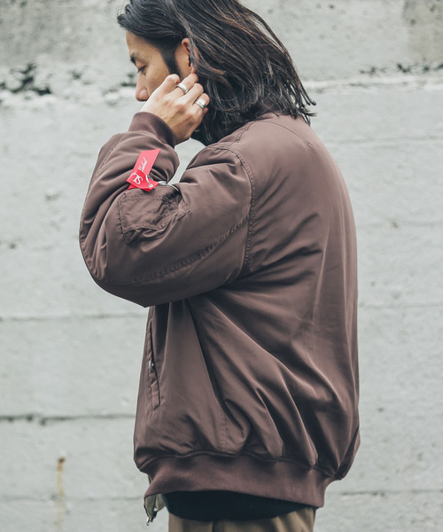 URBAN RESEARCH Sonny Label（アーバンリサーチサニーレーベル）の「中綿リバーシブルMA-1（MA-1・メンズ・ベージュ系その他/グリーン系その他/ホワイト系その他・MEDIUM/LARGE/X-LARGE）」の7枚目の写真