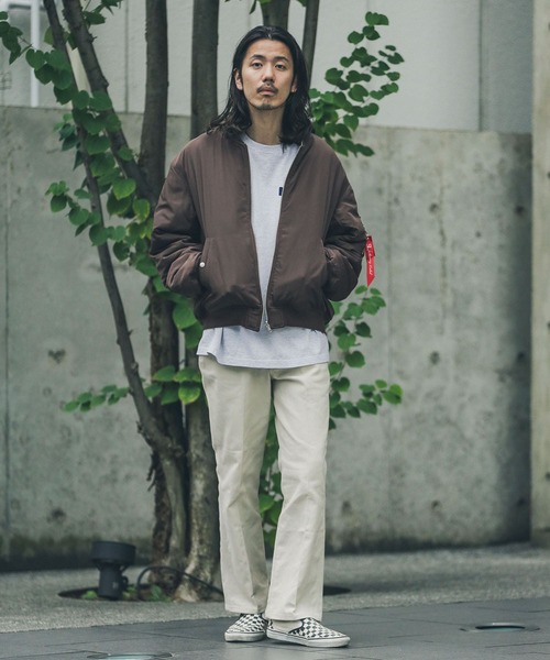 URBAN RESEARCH Sonny Label（アーバンリサーチサニーレーベル）の「中綿リバーシブルMA-1（MA-1・メンズ・ベージュ系その他/グリーン系その他/ホワイト系その他・MEDIUM/LARGE/X-LARGE）」の12枚目の写真