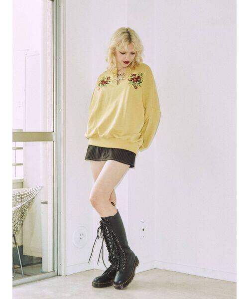 jouetie（ジュエティ）の「チャイナルーズプルオーバー（Tシャツ/カットソー・レディース・アイボリー/ブラック/イエロー・MEDIUM）」の14枚目の写真