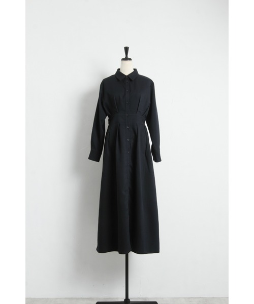 &. NOSTALGIA（アンドドットノスタルジア）の「【ZOZO限定】ウエストタックシャツワンピース（シャツワンピース・レディース・アイボリー/ネイビー・FREE）」の22枚目の写真