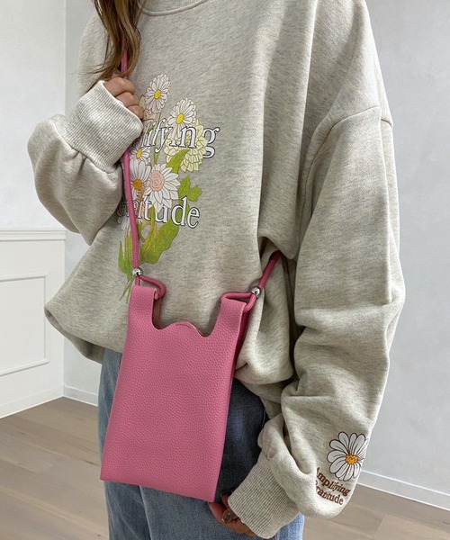 apres jour mignon(アプレジュールミニョン)の「【apresjour mignon×ARIAZ】カラーミニショルダーバッグ(ショルダーバッグ・レディース・グリーン系その他/ブラック/オフホワイト/グリーン/ピンク・ONESIZE)」の5枚目の写真