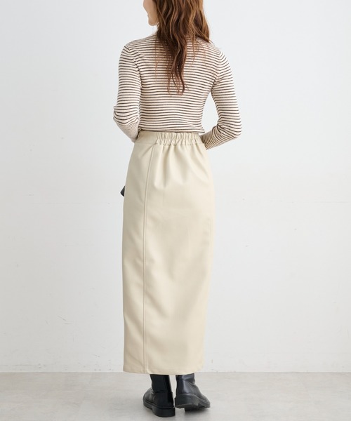 FREE'S MART(フリーズマート)の「◇タートルネックリブニット(ニット/セーター・レディース・ホワイト系その他/ブラウン/ホワイト・FREE)」の10枚目の写真