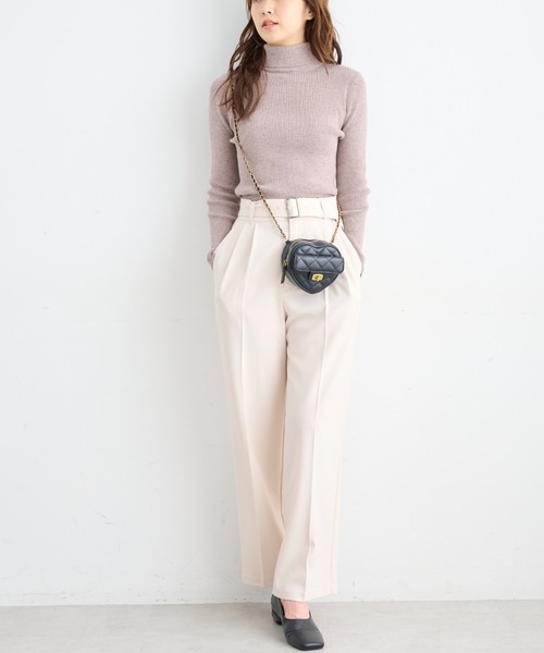 FREE'S MART(フリーズマート)の「◇タートルネックリブニット(ニット/セーター・レディース・ホワイト系その他/ブラウン/ホワイト・FREE)」の19枚目の写真