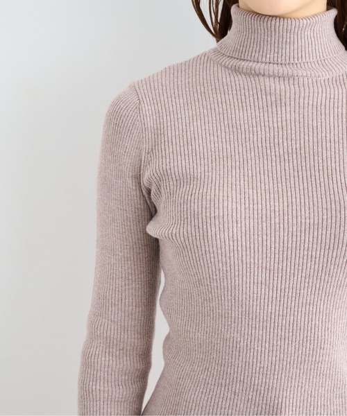 FREE'S MART(フリーズマート)の「◇タートルネックリブニット(ニット/セーター・レディース・ホワイト系その他/ブラウン/ホワイト・FREE)」の15枚目の写真