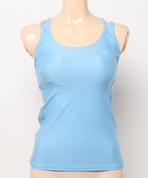 FILA（フィラ）の「【FILA:フィラ】レディース ヨガキャミソール　カップ付きキャミソール　水着　水陸両用（キャミソール・レディース・ブラック/ネイビー/サックスブルー/ピンク/イエロー/グリーン/ライトピンク・SMALL/MEDIUM/LARGE/X-LARGE）」の13枚目の写真