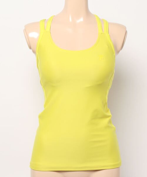FILA（フィラ）の「【FILA:フィラ】レディース ヨガキャミソール　カップ付きキャミソール　水着　水陸両用（キャミソール・レディース・ブラック/ネイビー/サックスブルー/ピンク/イエロー/グリーン/ライトピンク・SMALL/MEDIUM/LARGE/X-LARGE）」の14枚目の写真