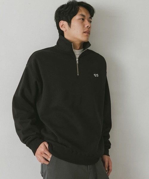 PENNEYS(ぺニーズ)の「『別注』PENNEYS×DOORS THE FOX ハーフジップスウェット(スウェット・メンズ・ライトグレー/ブラック・MEDIUM/LARGE)」の20枚目の写真