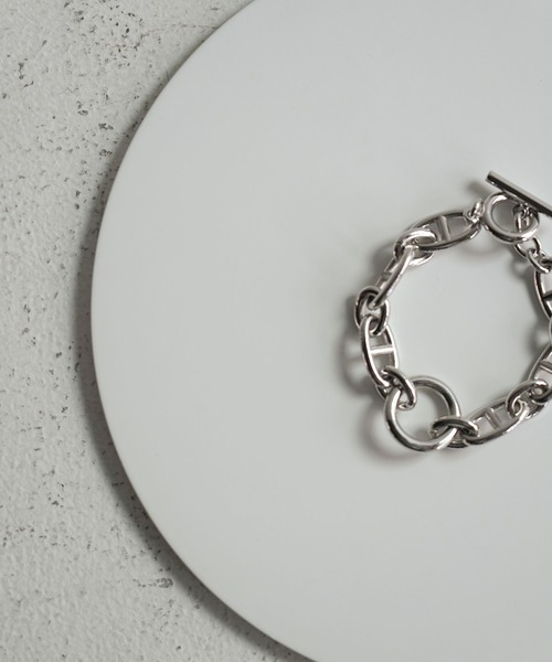 JUNRED（ジュンレッド）の「ital. from JUNRed / link bracelet（ブレスレット・メンズ・シルバー・FREE）」の4枚目の写真