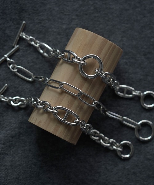 JUNRED（ジュンレッド）の「ital. from JUNRed / link bracelet（ブレスレット・メンズ・シルバー・FREE）」の6枚目の写真