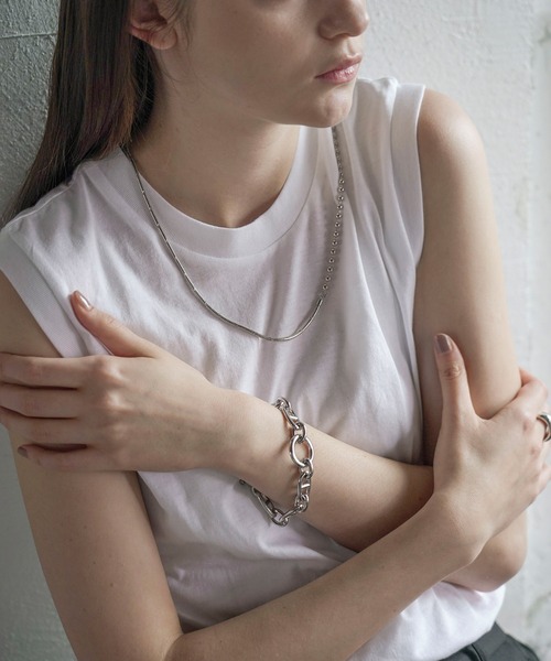 JUNRED（ジュンレッド）の「ital. from JUNRed / link bracelet（ブレスレット・メンズ・シルバー・FREE）」の13枚目の写真