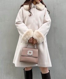 INGNI（イング）の「ファー取り外しAラインコート（その他アウター）」