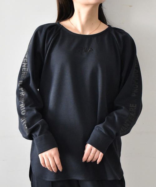 FILA（フィラ）の「[FILA/フィラ]2点セットポンチスウェットセットアップ（セットアップ・レディース・ネイビー/ブラック・L/LL/M）」の14枚目の写真