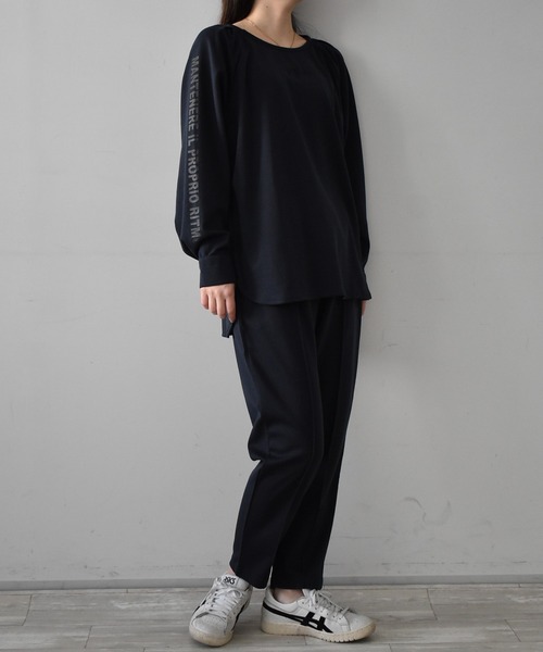 FILA（フィラ）の「[FILA/フィラ]2点セットポンチスウェットセットアップ（セットアップ・レディース・ネイビー/ブラック・L/LL/M）」の15枚目の写真