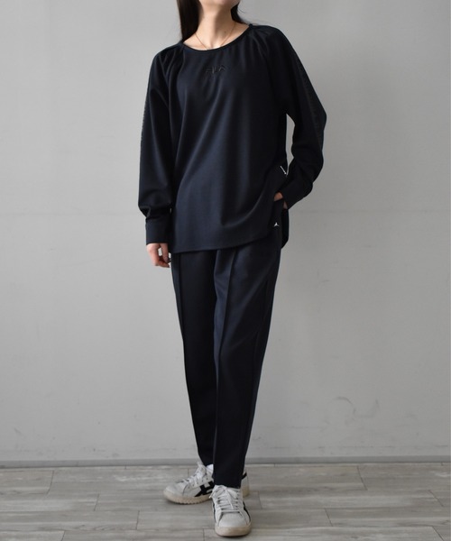 FILA（フィラ）の「[FILA/フィラ]2点セットポンチスウェットセットアップ（セットアップ・レディース・ネイビー/ブラック・L/LL/M）」の22枚目の写真