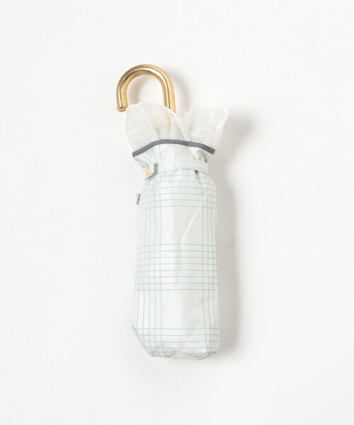 Ray BEAMS(レイビームス)の「Ray BEAMS / フリル 晴雨兼用 折りたたみ傘(折りたたみ傘・レディース・オフホワイト/ブラック・ONE SIZE)」の4枚目の写真