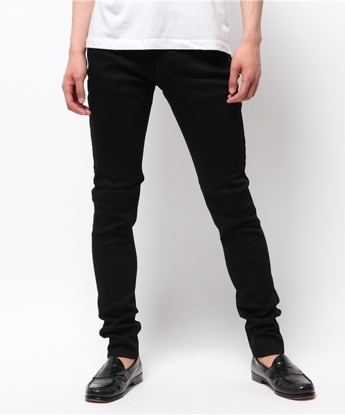 NO ID.(ノーアイディ)の「ストレッチスキニーパンツ(デニムパンツ・メンズ・ホワイト/インディゴブルー/ブラック・3/2/1)」の14枚目の写真