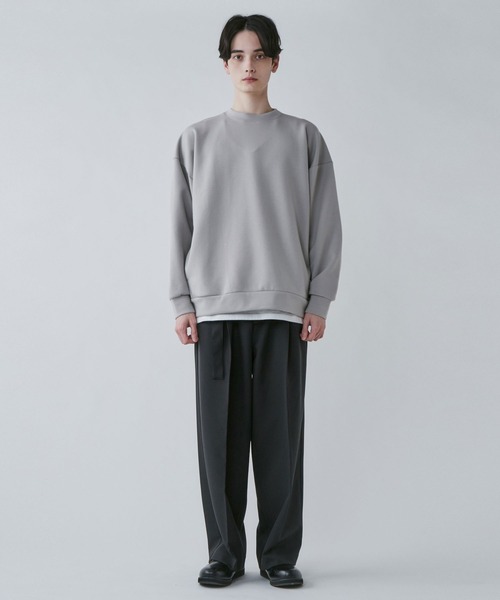 LUCY（ルーシー）の「LUCY/AIRFUNCTION プルオーバー（スウェット・メンズ・ブラック/ライトグレー/ベージュ/ダークグレー・MEDIUM/LARGE）」の10枚目の写真