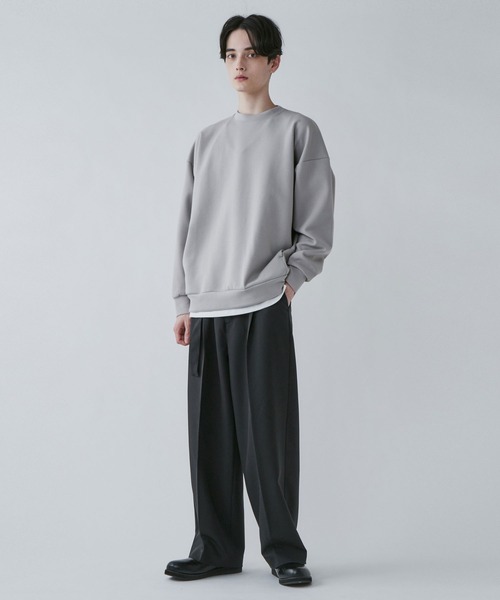 LUCY（ルーシー）の「LUCY/AIRFUNCTION プルオーバー（スウェット・メンズ・ブラック/ライトグレー/ベージュ/ダークグレー・MEDIUM/LARGE）」の9枚目の写真