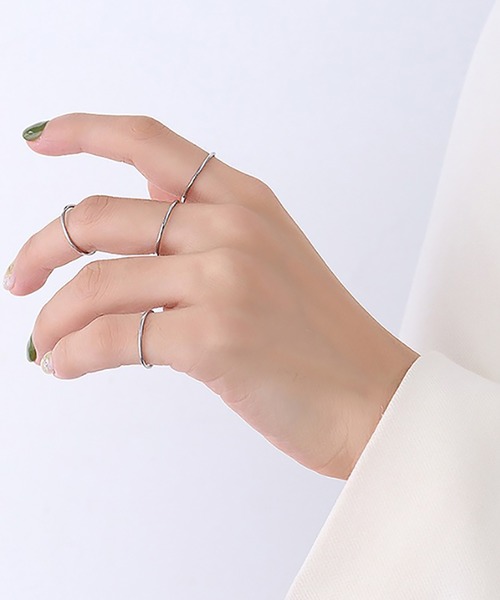 ABBEY MARKET(アビーマーケット)の「ステンレス製 リング サージカルステンレス(リング・レディース・ゴールド/ピンクゴールド/シルバー・4号/7号/9号/11号/14号/16号/18号)」の1枚目の写真