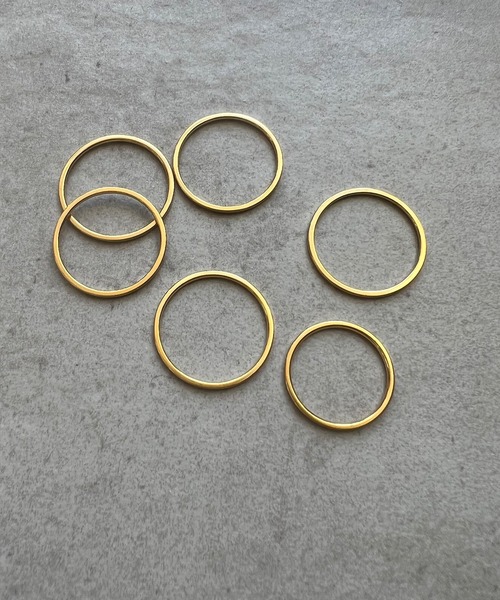 ABBEY MARKET(アビーマーケット)の「ステンレス製 リング サージカルステンレス(リング・レディース・ゴールド/ピンクゴールド/シルバー・4号/7号/9号/11号/14号/16号/18号)」の7枚目の写真